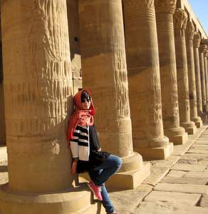 Enjoying the sunshine in Egypt